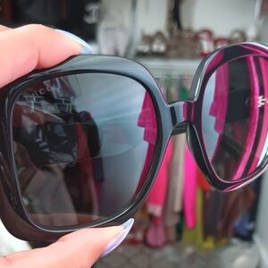 Gucci Black and Pink Sunglasses